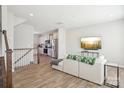 Bright living room flows into the kitchen, creating an open and inviting space at 12461 Bryton Ridge Pkwy, Huntersville, NC 28078
