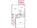 First floor plan featuring a great room, kitchen, casual dining, and garage at 15140 Caspian Way, Charlotte, NC 28278