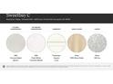 Selection of interior finishes, including MSI Carrara Delphi Quartz, Shaw 1055 Silver Dollar, and Timberlake Square Linen at 4465 Dusty Orchard Rd, Kannapolis, NC 28081