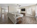 Spacious living room features modern flooring, ceiling fan, and natural light at 1008 Newton Ave, Rock Hill, SC 29732