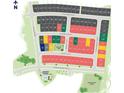 Detailed community map highlighting available homesites and amenity center at 3237 Vermillion Dr, Harrisburg, NC 28075