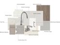 Selection of stylish home building materials including tile, flooring, cabinetry, countertops and hardware at 5723 Castlerea Dr, Charlotte, NC 28217