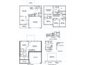Detailed floor plan showcasing the layout of the home's first and second floors at 149 High Rock Ct # 02, Statesville, NC 28677