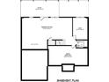 Basement with a large recreation room, flex space and additional unfinished mechanical room at 2141 Nims Village Dr, Fort Mill, SC 29715