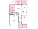 Detailed floor plan showcasing the layout of the home, including the kitchen, dining, living, and bedrooms at 164 Holsworthy Dr, Mooresville, NC 28115