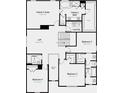 Second-floor plan showcases bedrooms, bathrooms, laundry, loft, and owner's suite layout at 173 Holsworthy Dr, Mooresville, NC 28115