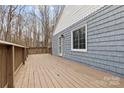 Spacious wooden deck perfect for outdoor entertaining and relaxation at 262 Vermont Dr, Stanley, NC 28164