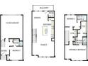 Detailed floorplan showcasing a two-car garage, spacious kitchen, and Primary retreat at 1429 Lithium Ln, Charlotte, NC 28211