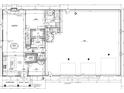 Detailed first floor plan showing kitchen, living room, dining area, bedrooms, bathrooms and other features at 121 Winners Cir # 2, Mooresville, NC 28117