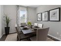 Elegant dining room featuring a modern table setting, stylish decor, and natural light at 1420 6Th Ne St, Hickory, NC 28601