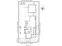 Detailed site plan showing property lines, setbacks, and building footprint for the lot #30 at 19104 Newburg Hill Rd, Davidson, NC 28036