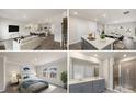 A series of interior home photos display the open floor plan, light, bright living spaces, and modern finishes at 104 Ciara Pl # B, Mooresville, NC 28117