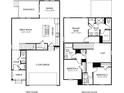 Detailed floor plan showcasing the layout of the first and second floors at 1305 31St Ne St, Conover, NC 28613