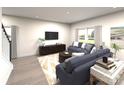 Cozy living room with comfortable seating, modern decor, and abundant natural light at 1466 31St Ne St, Conover, NC 28613