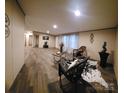 Open concept living room showcasing hardwood floors and modern furnishings at 119 Jack Adams Rd, Kings Mountain, NC 28086