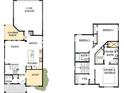 Spacious two-story floor plan featuring open-concept living, a modern kitchen, and multiple bedrooms, including the owner's retreat at 17022 Malone Ln, Mint Hill, NC 28227
