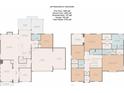 Detailed floor plan showcasing the layout of this spacious two-story home with garage at 224 Alexandria Dr, Mooresville, NC 28115