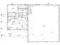 First floor blueprint showing main bedroom, living room, kitchen, dining, mud room, laundry, bathrooms and garage at 118 Winners Cir # 4, Mooresville, NC 28117