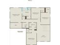 Second floor layout features an owner's suite, three additional bedrooms, and a versatile loft space at 13943 Penbury Ln # 376, Charlotte, NC 28278