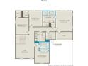 Second floor layout with four bedrooms, including an owner's suite, a loft, and two full bathrooms at 10005 Larks Ln # 231, Charlotte, NC 28278