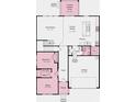 Main level floorplan featuring an open-concept kitchen, great room, dining, and bedroom at 121 Goorawing Ln, Mooresville, NC 28115