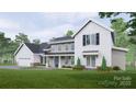 Beautiful two-story home boasts a manicured lawn, covered porch and attached garage at 1A Riverlane Rd, Rock Hill, SC 29730