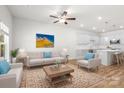 Bright living space with comfortable seating, neutral tones, and an open layout adjacent to a modern kitchen at 1322 Condon St, Charlotte, NC 28216