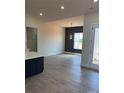 Spacious living area with stylish light fixture, seamless to the kitchen area at 1370 Coppergate Dr, Salisbury, NC 28147