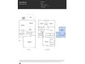 Detailed floor plan showcasing the layout of this 3-bedroom, 2.5-bath home, highlighting its spaciousness at 1816 Otter Perch Ln, Fort Mill, SC 29715