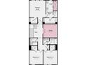 Second floor layout showing owner's suite, bathroom, study, laundry room and two additional bedrooms with shared bath at 8637 Miles Gap Rd, Indian Land, SC 29707