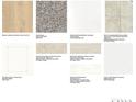 Selection of interior finishes including cabinets, flooring, countertops and tile for kitchen and bathrooms at 8637 Miles Gap Rd, Indian Land, SC 29707