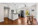 Cozy kitchen with granite countertops and access to the balcony at 4921 Park Rd # C, Charlotte, NC 28209