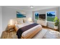 Inviting bedroom featuring soft lighting, plush bedding, and picturesque windows at 475 Union Baptist Church Rd, York, SC 29745