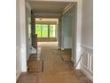 Bright foyer with hardwood flooring and detailed trim work leading to living spaces filled with natural light at 1453 Ardmore Dr # 240, Sherrills Ford, NC 28673
