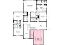 An architectural floor plan drawing depicting the second floor layout of the home at 3041 Tramore Dr, Harrisburg, NC 28075