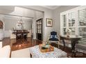 Bright and airy living room with hardwood floors, stylish decor, and elegant details at 4225 Jasmin May Dr, Charlotte, NC 28226