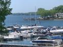 Picturesque marina filled with various boats and yachts docked on a sunny day at 18009 Kings Point Dr # C, Cornelius, NC 28031