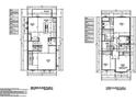 Detailed architectural drawing showcasing the layout of the home's second and third floor at 226 E Morehouse Ave # Twnh C, Mooresville, NC 28117