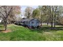 An aerial view of the house and yard, showcasing the well-maintained landscaping at 2482 Kings Grant Rd, Lincolnton, NC 28092