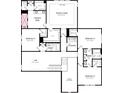 Detailed second-floor plan with owner's suite, bedrooms, bathrooms, loft and laundry room layout at 3050 Tramore Dr, Harrisburg, NC 28075