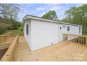 Newly constructed wooden deck with ample space for outdoor entertaining at 450 Tot Dellinger Rd, Cherryville, NC 28021