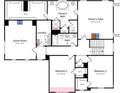 Second floor plan featuring bedrooms, bathrooms, a game room, and laundry at 13408 Chopin Ridge Rd, Huntersville, NC 28078