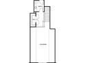 Second-floor layout with flex room, bath and closet for easy storage and living at 1945 Hendricks St, Rock Hill, SC 29732