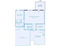 Basement level blueprint features a recreation room, bedroom, and garage slab at 1282 Kindness Nw Ct, Concord, NC 28027