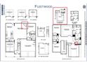 Detailed layout showcasing the Fleetwood floor plan with room dimensions and optional features at 130 Fordingbridge Ln, Mooresville, NC 28115
