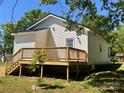 Back of home with new deck and stairs at 1067 Old Charlotte Rd, Concord, NC 28027