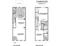 Detailed floor plan showcasing the layout of the Cambridge home with clearly defined rooms at 282 Gilead Rd, Huntersville, NC 28078