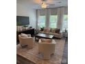 Inviting living room featuring neutral tones, modern furniture, and large windows for natural light at 4724 Lakeview Rd # 26, Charlotte, NC 28216
