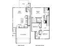 Detailed floor plan showcasing the layout of the home's first and second floor at 1713 Braemar Village Dr, Monroe, NC 28110