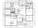 Detailed floor plan showcasing the layout of the home, including room dimensions and features at 105 Southern Horizon Dr, Statesville, NC 28677